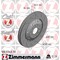 Zimmermann Brake Disc - Fusion Z/X-Drilled/Coated, 100334070 100334070 - alternate 1